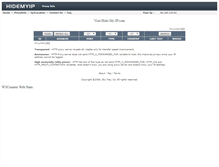 Tablet Screenshot of hidemyip.net